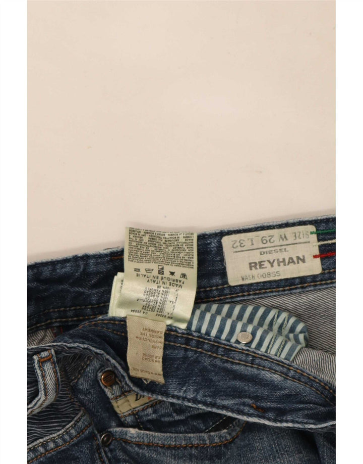 Diesel Jeans Reyhan Bootcut da uomo W29 L32 in cotone blu navy