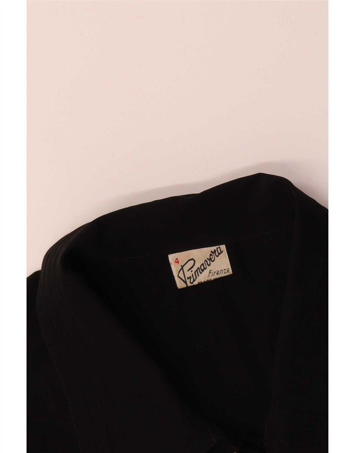 Camicetta da donna Primavera Firenze UK 18 XL Poliestere nero