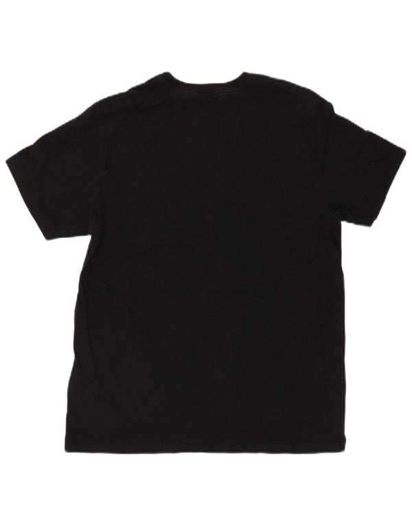 T-shirt grafica da donna Nike Top UK 14 grande cotone nero