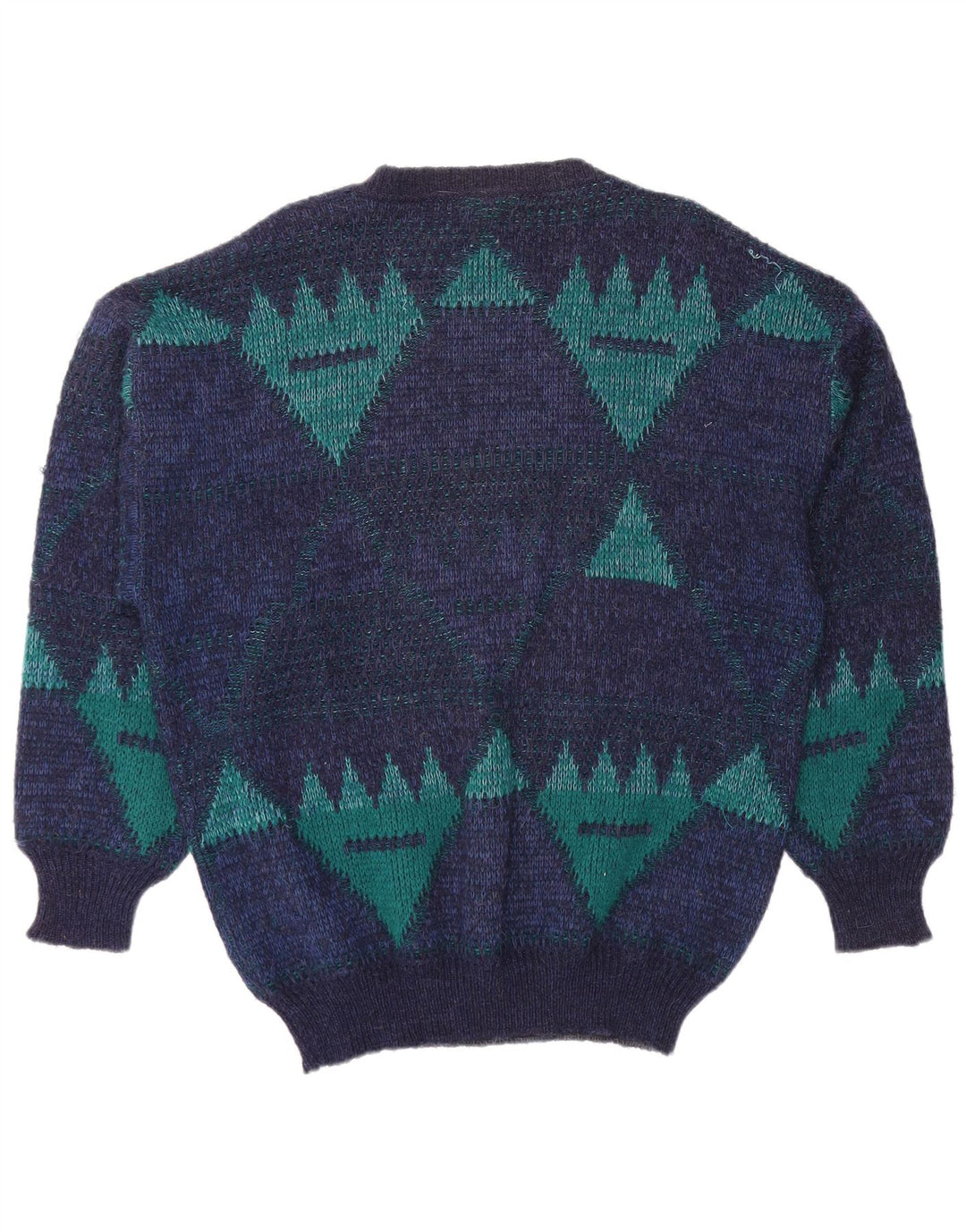 4 CASTELLA Maglione da uomo con scollo a barca IT 56 XL Blu navy geometrico