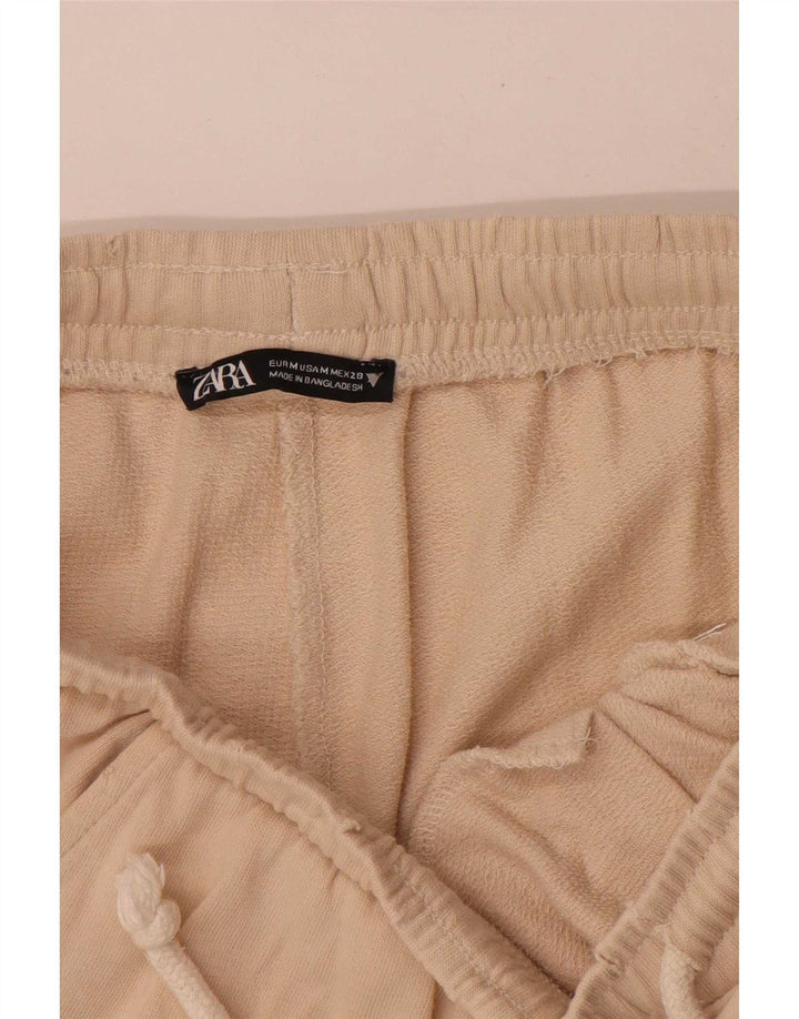 Zara Pantaloni da tuta corti da uomo Joggers Beige medio