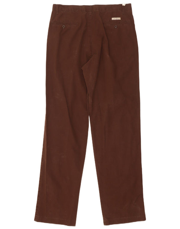 Pantaloni chino dritti da uomo Rifle W34 L34 in cotone marrone
