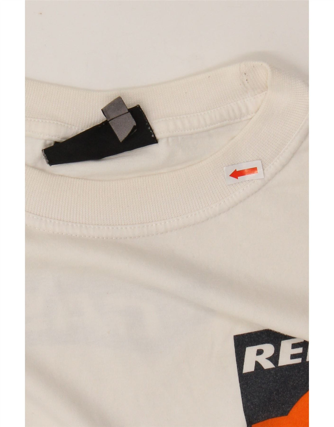 GAS Mens Graphic T-Shirt Top 2XL White Cotton