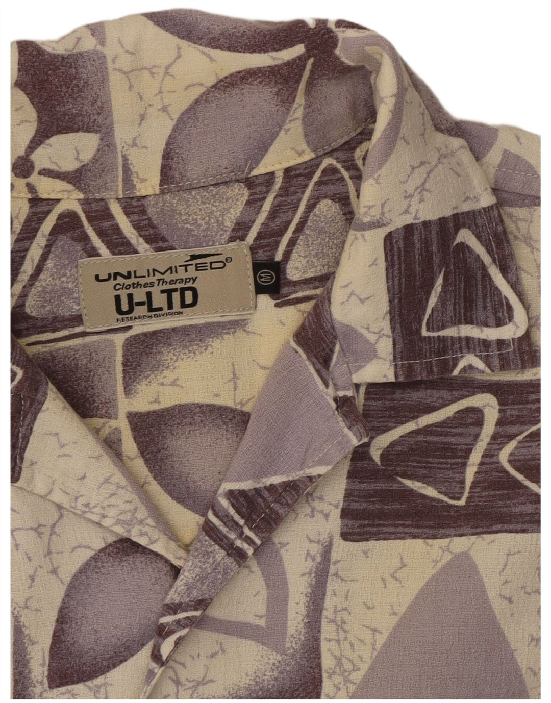 Camicia a maniche corte da uomo Unlimited Viola medio floreale