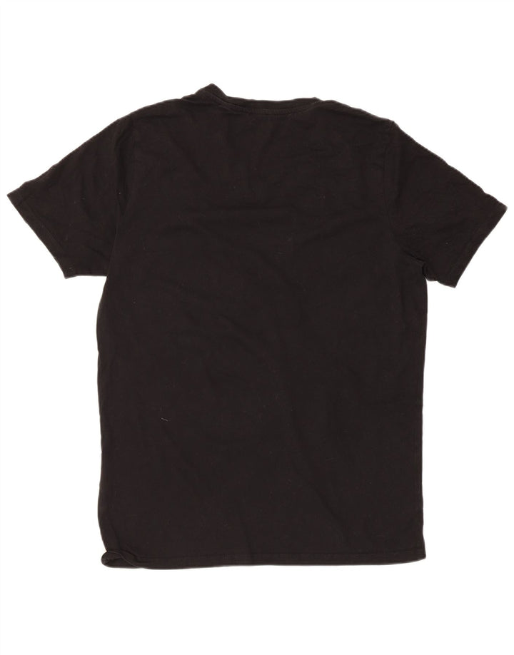 JACK & JONES T-shirt da uomo grande grande in cotone nero