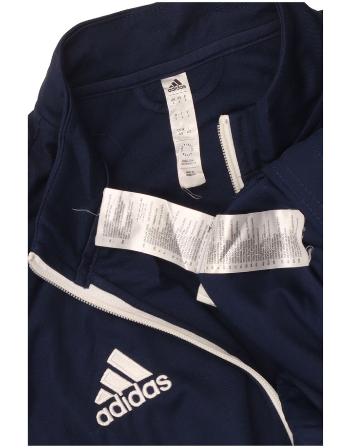 Giacca da uomo Adidas Aeroready Top Jacket Large Blu Navy in poliestere