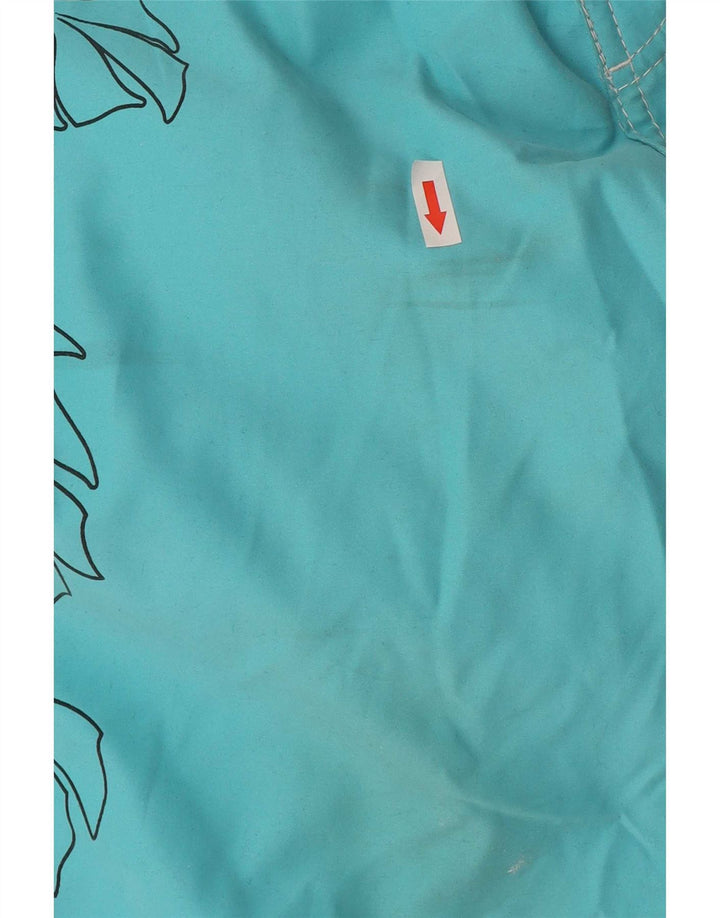 Pantaloncini da bagno grafici da uomo Billabong di grandi dimensioni in poliestere floreale blu