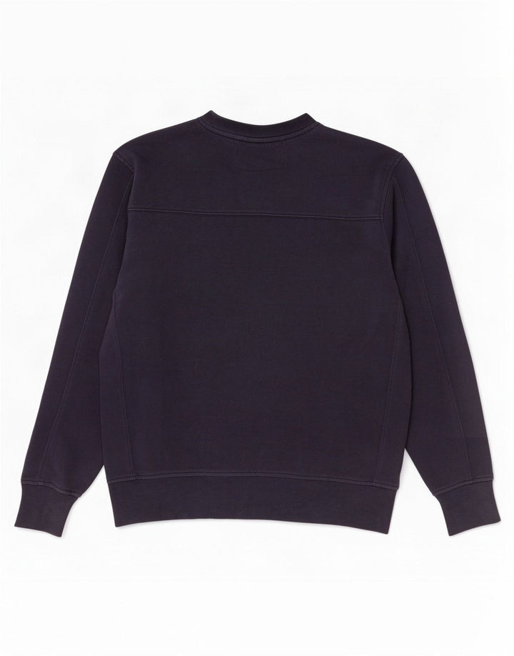 Calvin Klein Jeans Uomo Felpa Maglione Medio Blu Navy Cotone