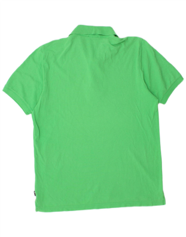 Polo ADIDAS da uomo in cotone verde medio