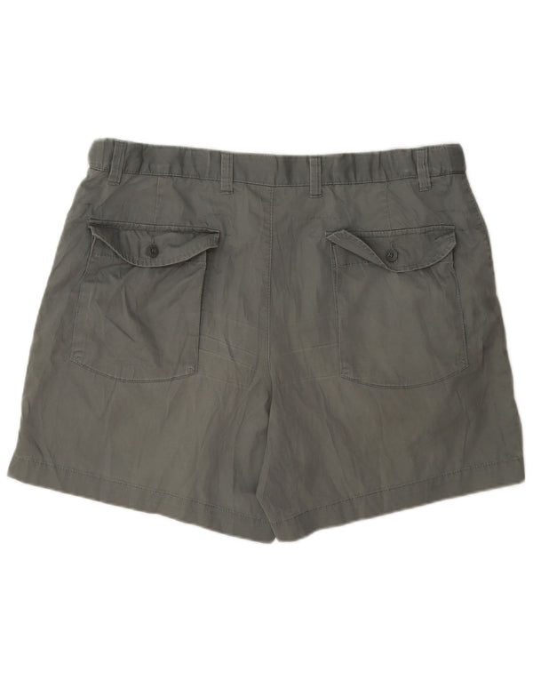 Pantaloncini chino da uomo Marks & Spencer blu Harbour W38 XL cotone verde