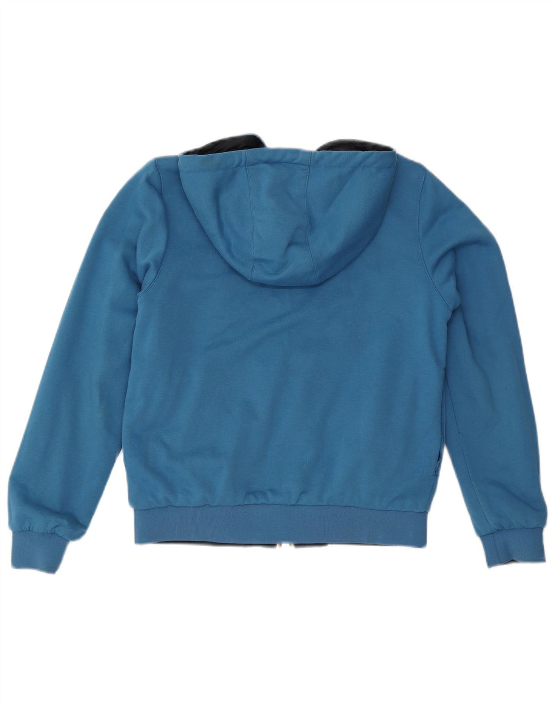 Giacca reversibile con cappuccio da donna K-Way UK 10 Small Blu Navy Cotone