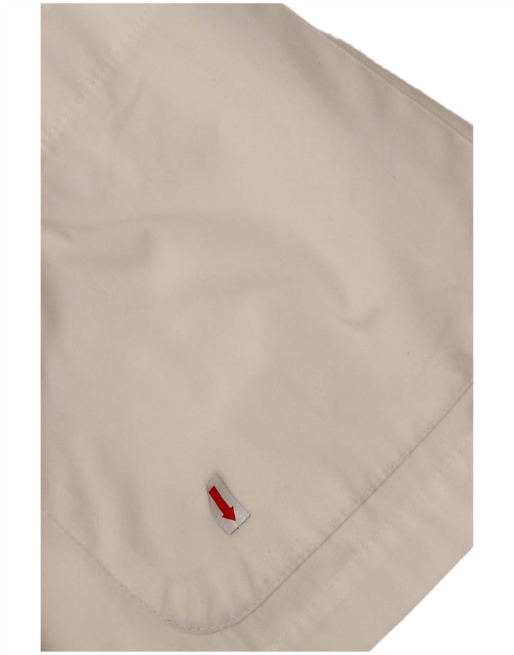 STEFANEL Mens 2 Button Blazer Jacket UK 42 XL White Polyester