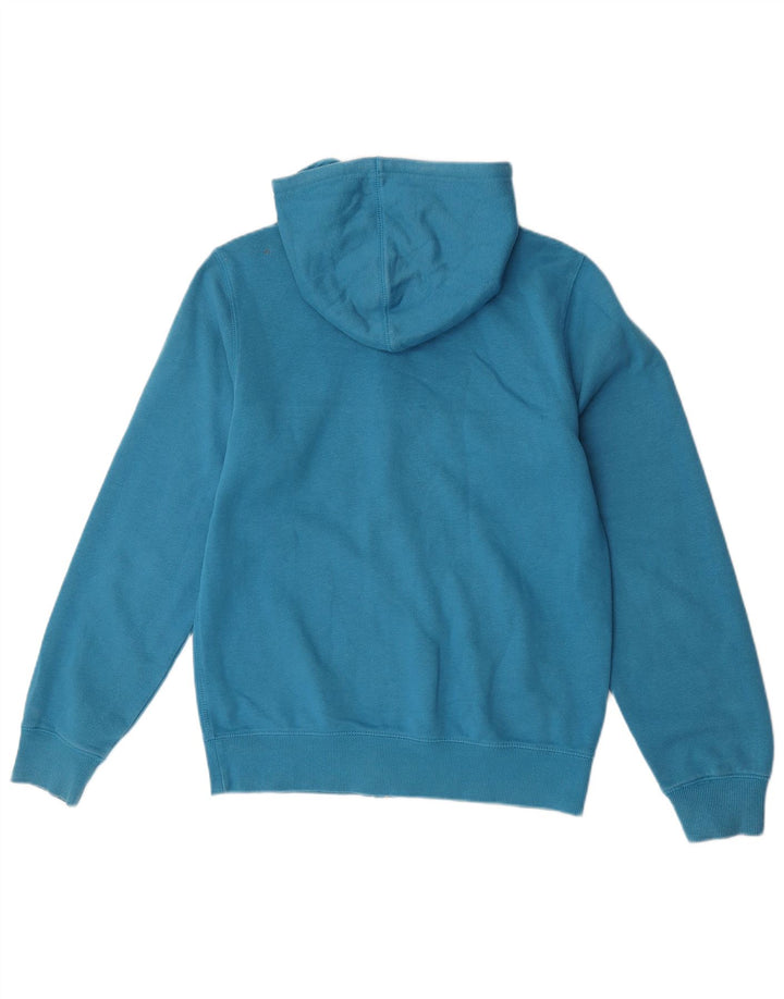 Maglione con cappuccio e zip da uomo Converse piccolo in cotone blu