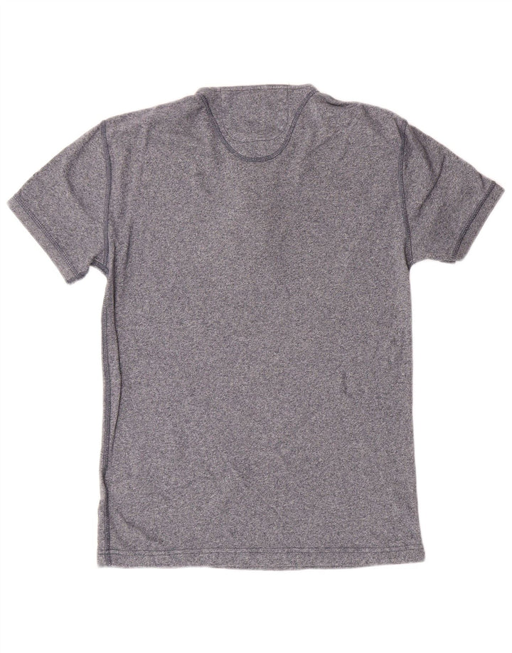 T-shirt da uomo SUPERDRY Top in cotone grigio medio
