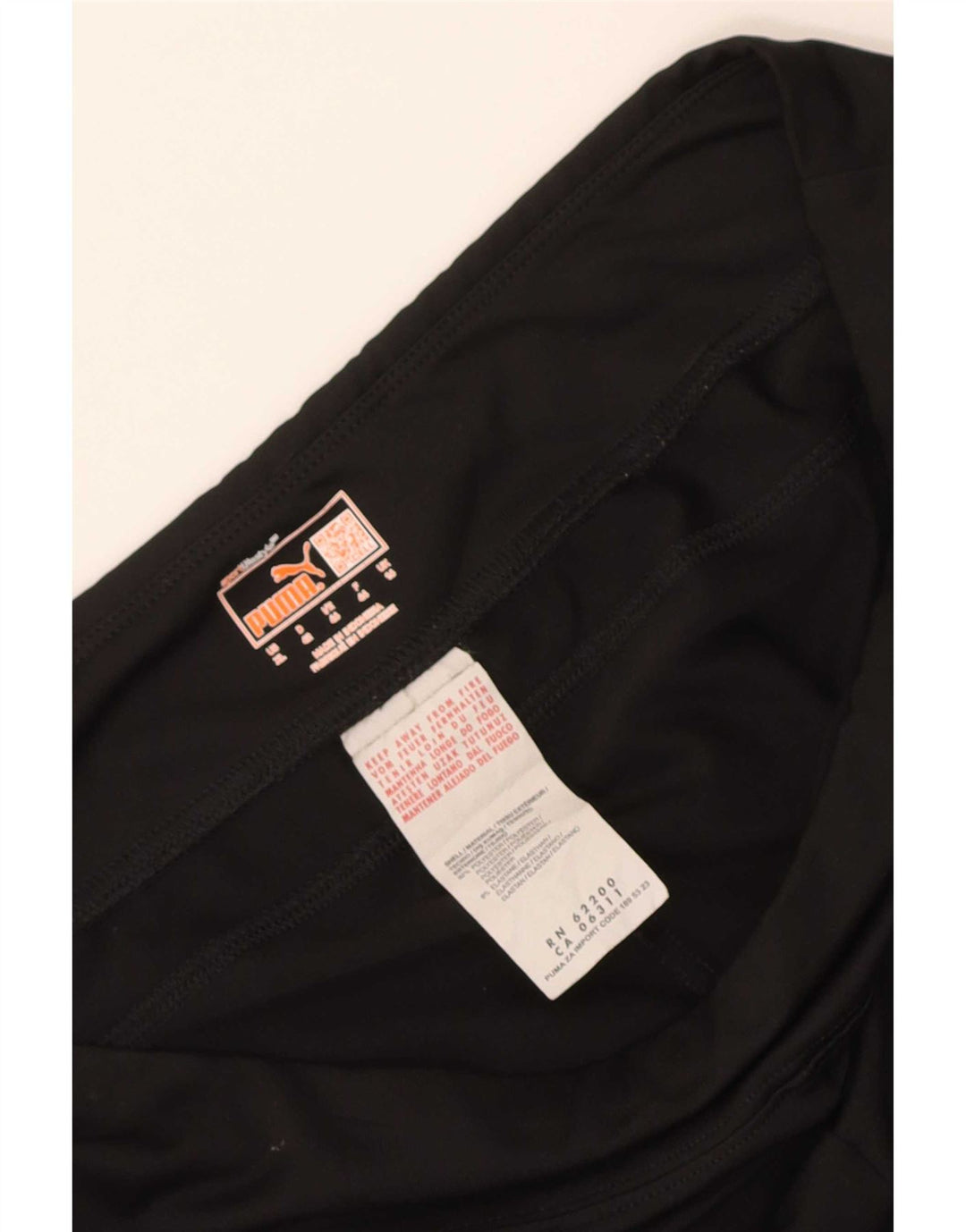 Leggings Capri da donna Puma UK 14 Large Nero Poliestere