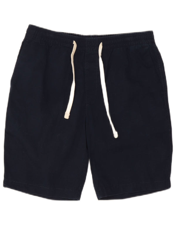 Marks & Spencer Mens Chino Shorts Small W29 Navy Blue Cotton