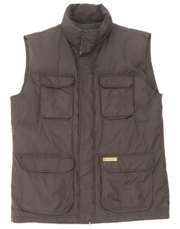 Gilet imbottito da uomo Conte of Florence UK 44 2XL Grigio