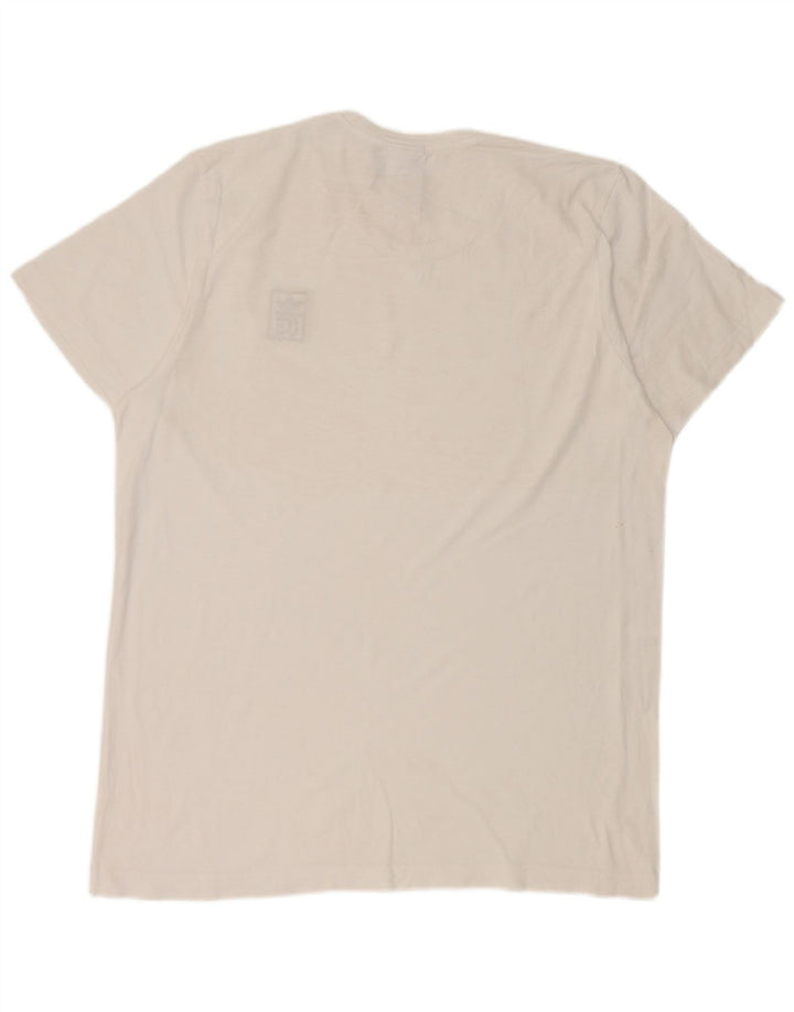 Maglietta Adidas da uomo Top Large in cotone bianco
