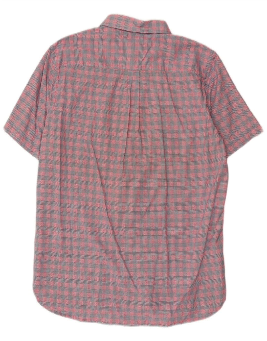 Camicia da uomo a maniche corte con vestibilità regolare Superdry, in cotone a quadri rosa grande
