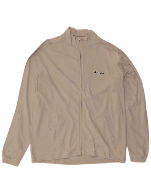 Giacca da tuta da uomo Champion 2XL in cotone beige