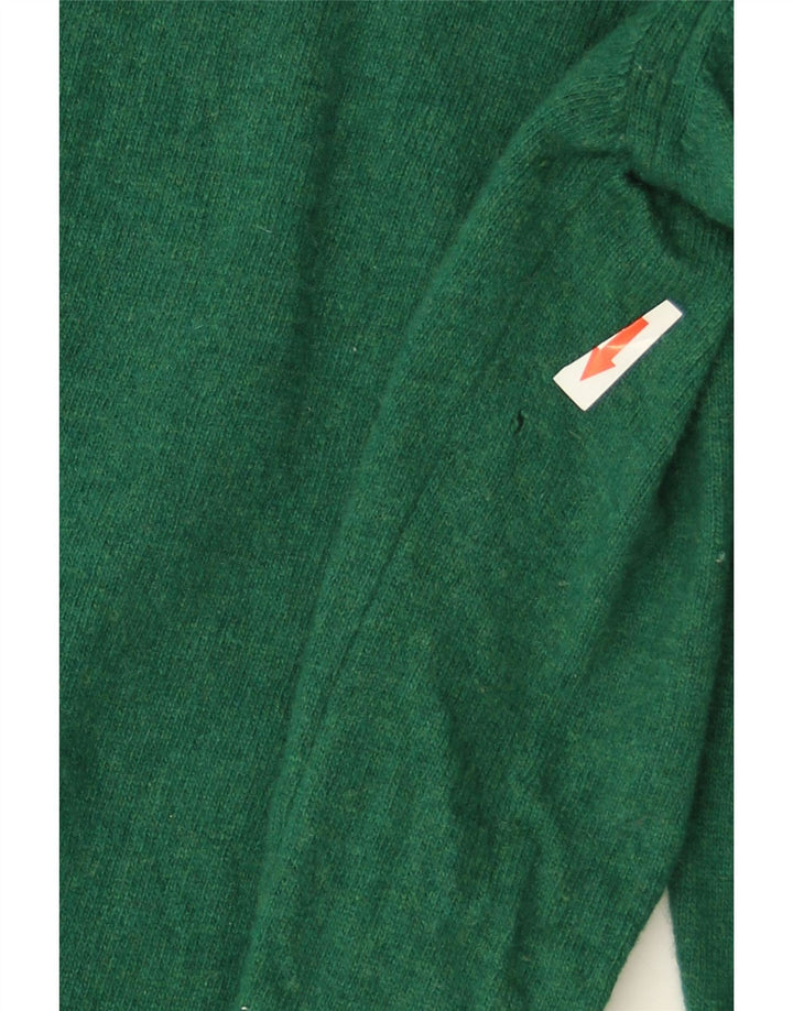 Maglione maglione girocollo da uomo Kappa XL verde lana d'agnello