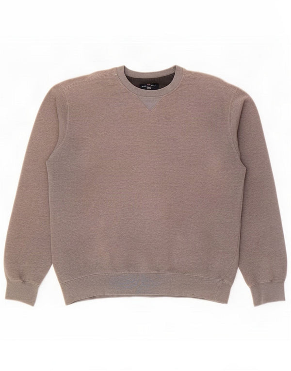 Marks & Spencer Felpa da uomo Blue Harbour Maglione Cotone grigio medio