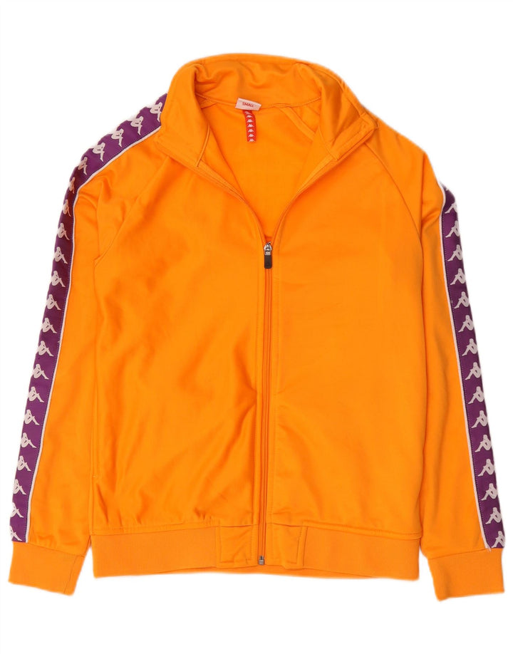 Giacca da ginnastica da donna con grafica Kappa UK 10 Small Orange Colourblock