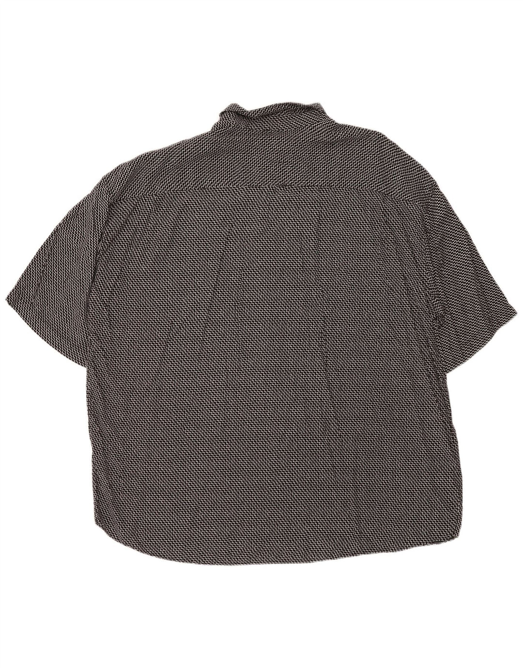 Camicia a maniche corte da uomo MAXFORT 5XL Chevron nera