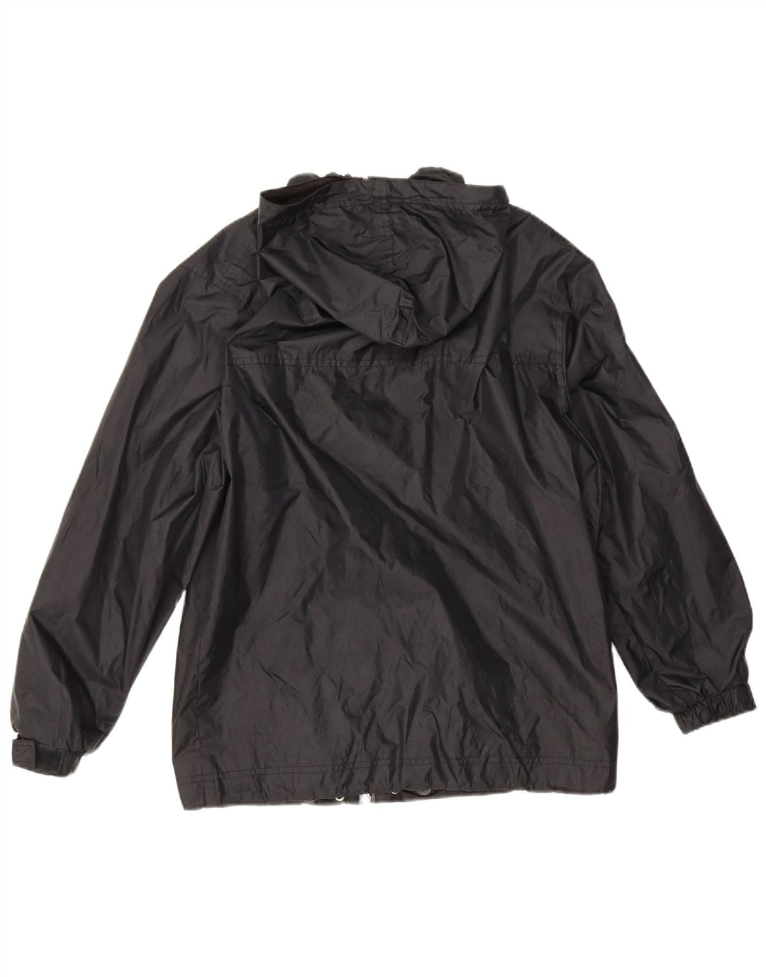 Giacca antipioggia con cappuccio da uomo Champion UK 36 Small Nera in poliammide
