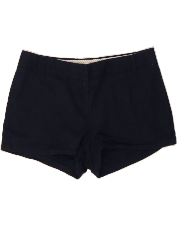 J. CREW Womens Chino Shorts US 10 Large W36 Navy Blue Cotton Vintage J. Crew and Second-Hand J. Crew from Messina Hembry 