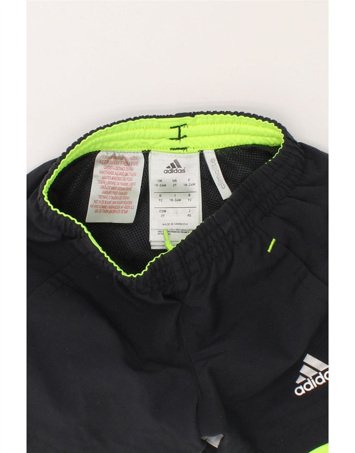 ADIDAS Baby Boys Climalite Sport Shorts 18-24 Months Grey Polyester Vintage Adidas and Second-Hand Adidas from Messina Hembry 