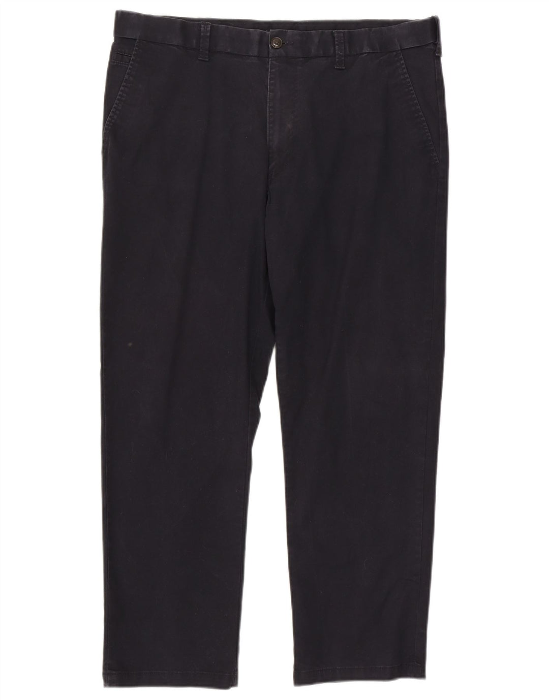 Pantaloni chino regolari Marks & Spencer da uomo Blue Harbour W38 L29 Blu Navy