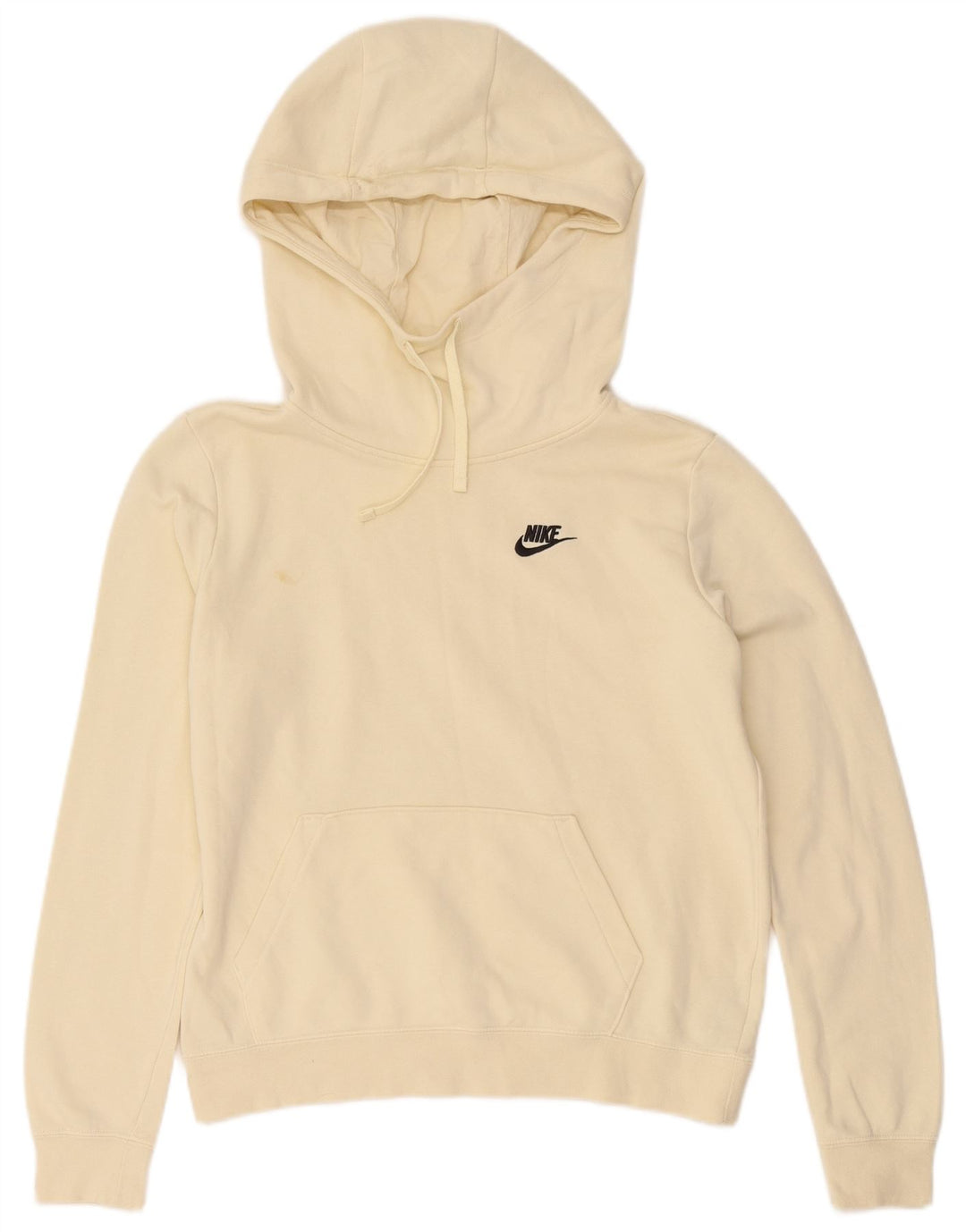 Felpa con cappuccio da uomo Nike Small in cotone beige