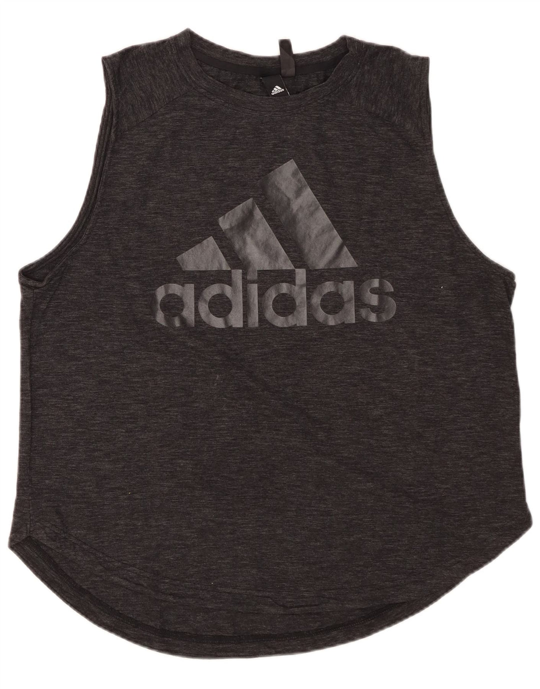 Canotta grafica da donna ADIDAS UK 16/18 grande grigio screziato