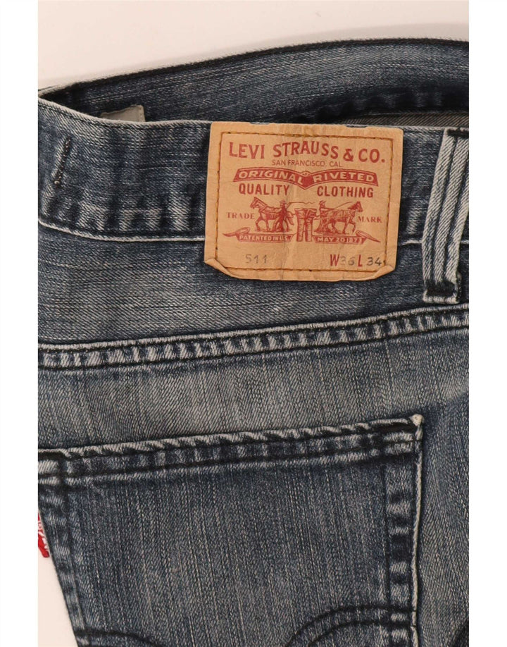 Jeans Levi's Uomo 511 Slim W36 L34 Blu