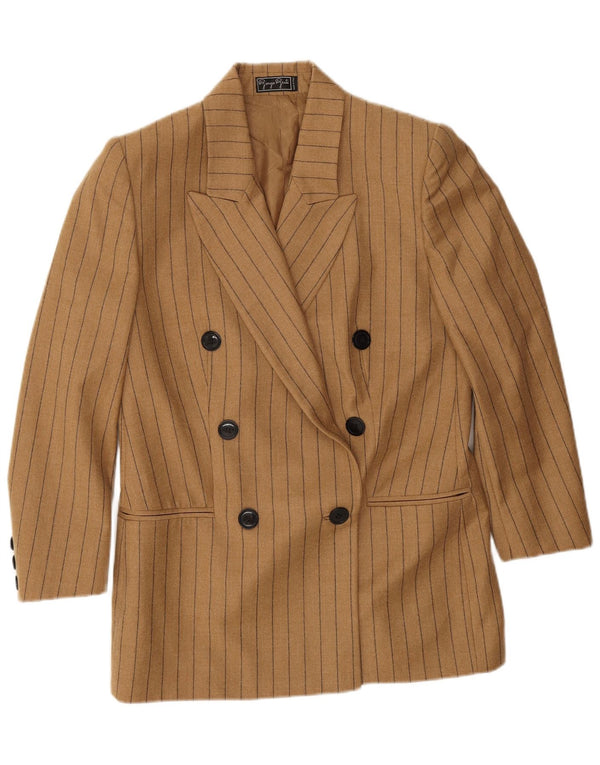 Giacca blazer da donna Giorgio Grati UK 14 Marrone medio a righe
