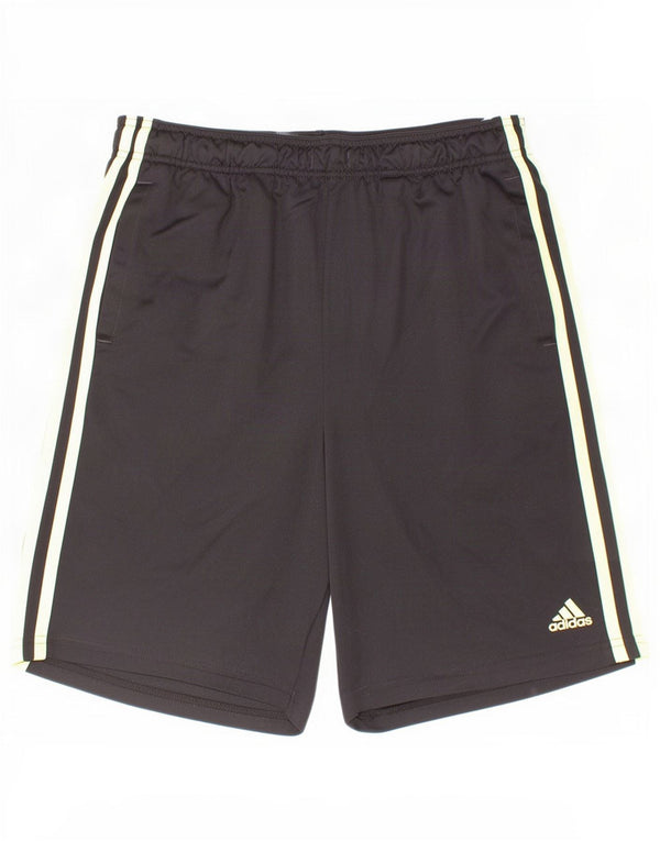 Pantaloncini sportivi Adidas Aeroready da ragazzo 15-16 anni in poliestere nero