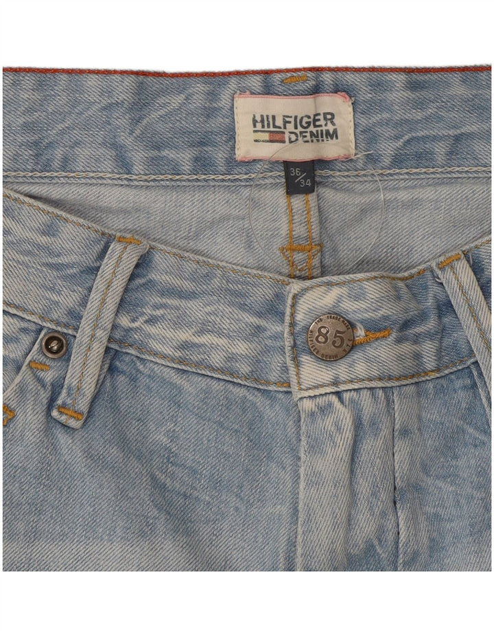 Pantaloncini di jeans da uomo Tommy Hilfiger W36 grandi blu