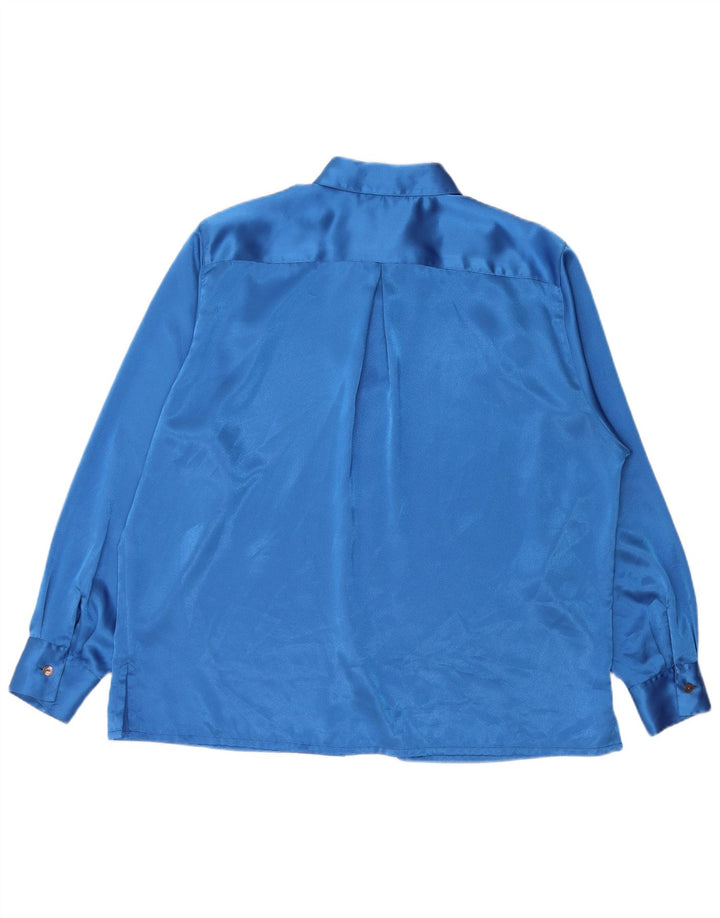 Camicetta Camicia Oversize da Donna Renato Balestra IT 50 XL Blu Poliestere