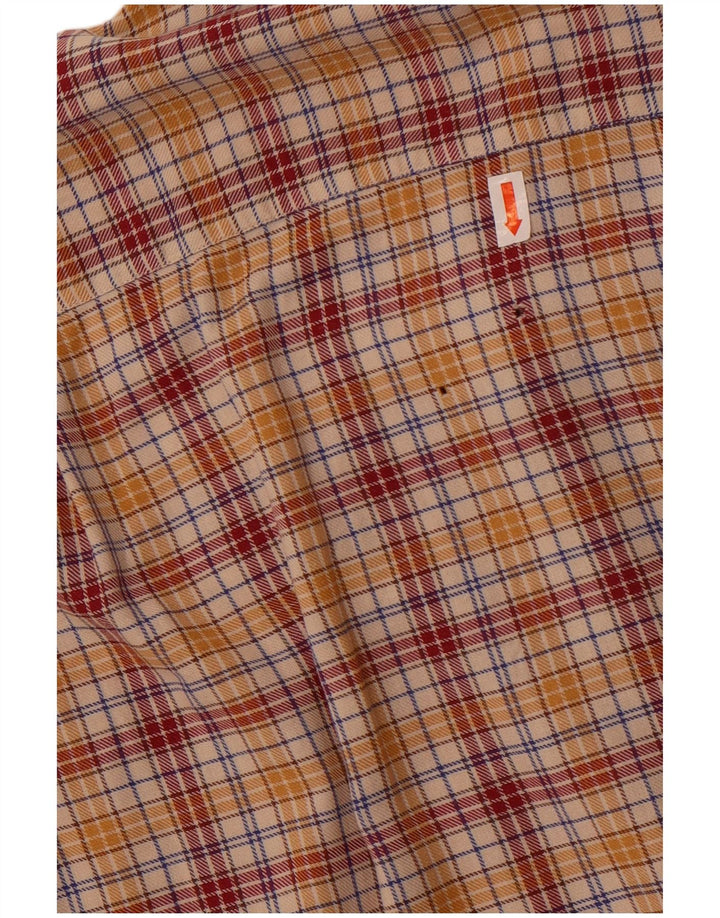 Camicia in flanella da uomo Avirex a quadri multicolore medio