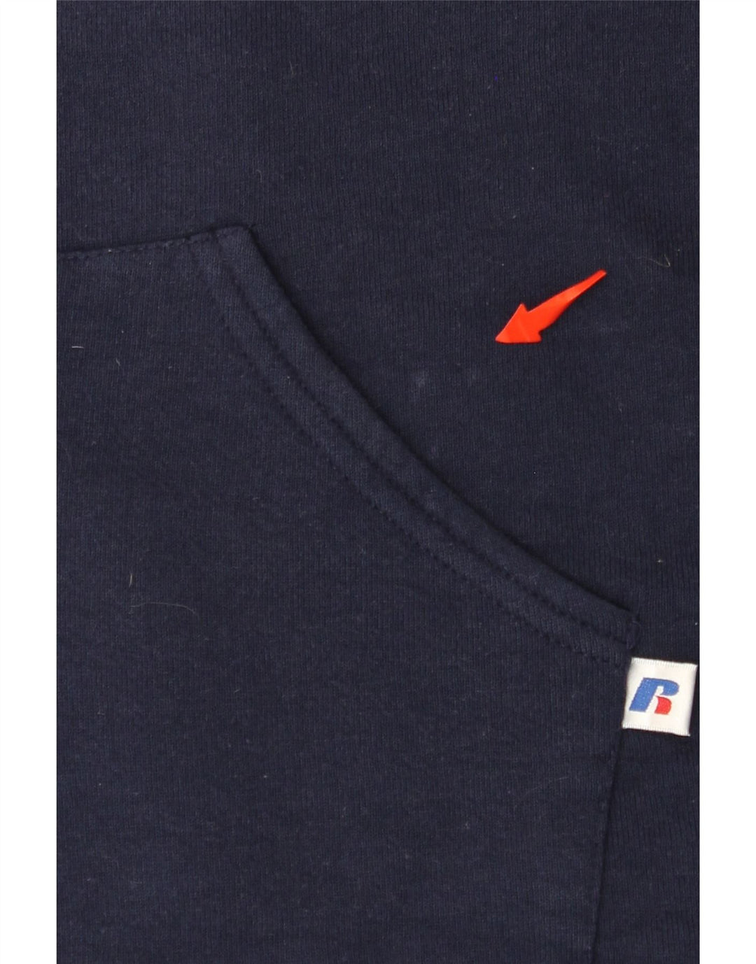 RUSSELL ATHLETIC Maglione con cappuccio e zip Dri-Power da donna UK 18 XL Blu navy