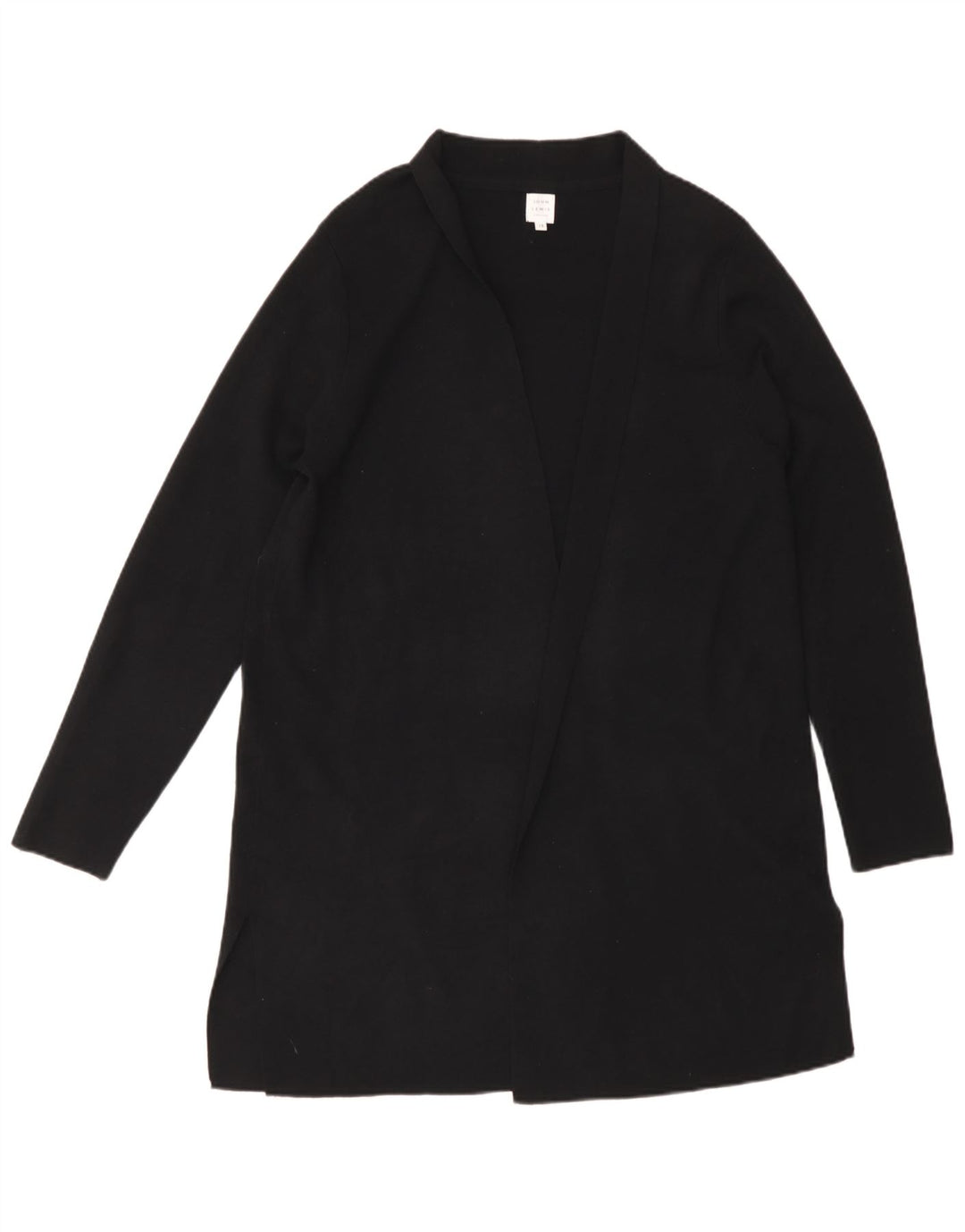 Maglione cardigan aperto lungo da donna John Lewis UK 12 medio nero