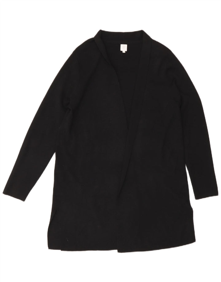 Maglione cardigan aperto lungo da donna John Lewis UK 12 medio nero