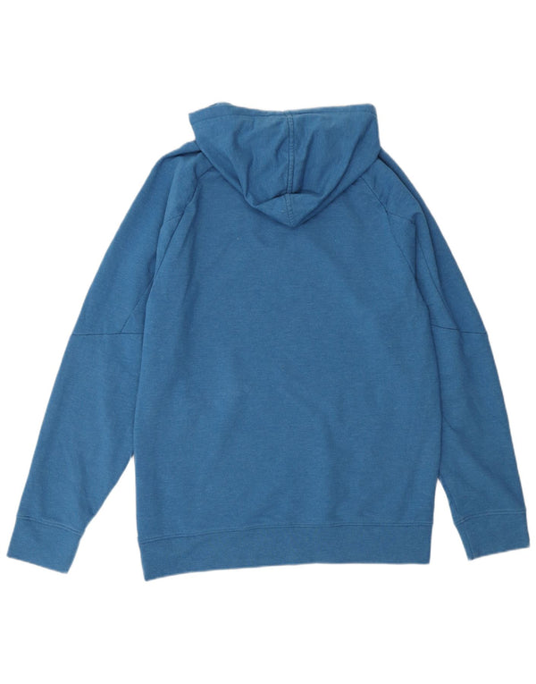 RUSSELL ATHLETIC Maglione con cappuccio Dri-Power da uomo piccolo in poliestere blu