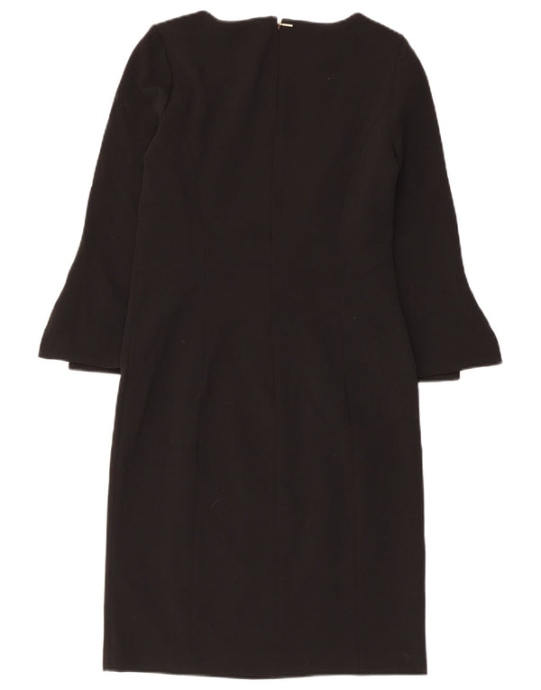 Abito tubino Dkny da donna con maniche a 3/4 US 2 XS poliestere nero