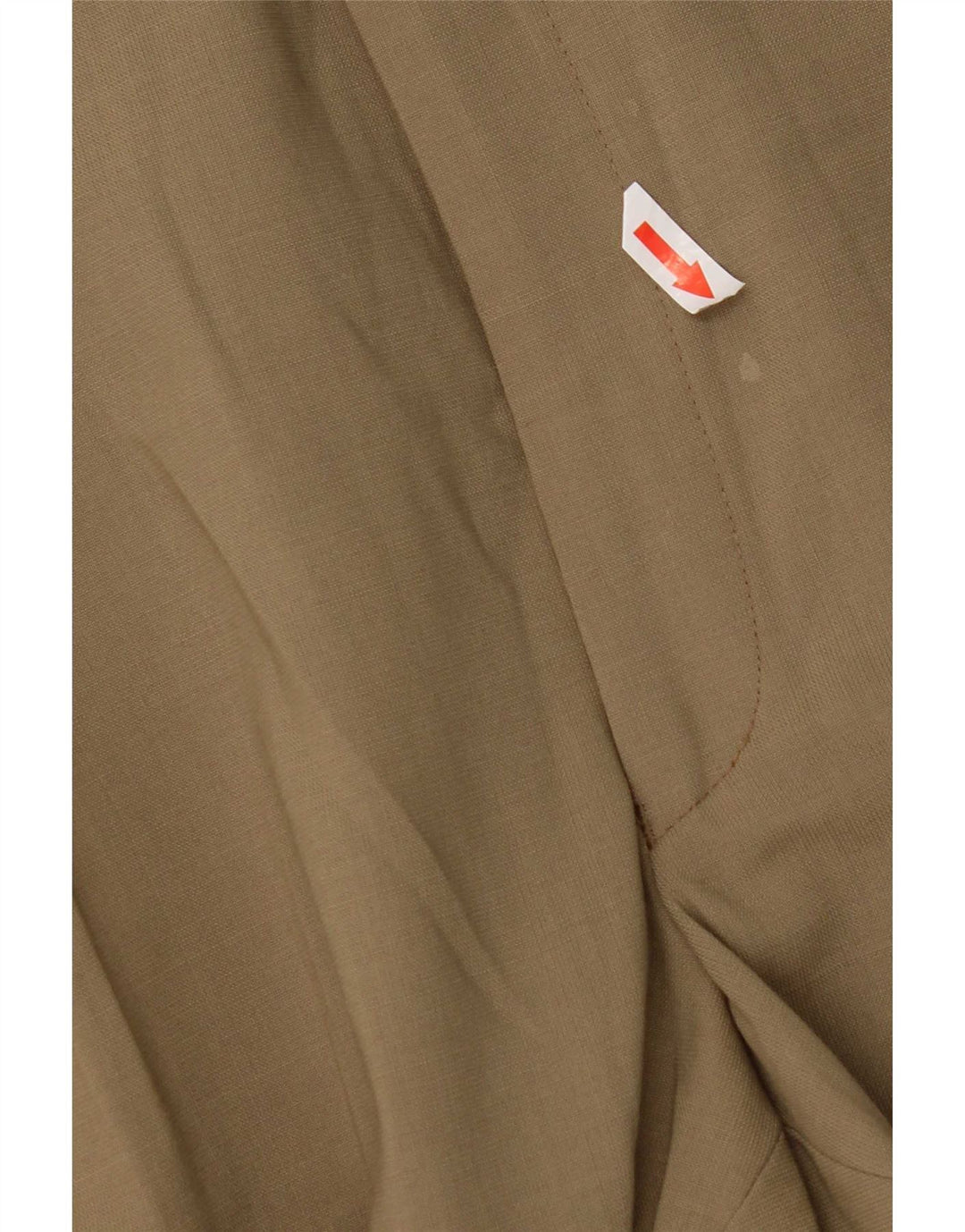 Pantaloni da abito con pegging da uomo Marks & Spencer W44 L29 Poliestere beige