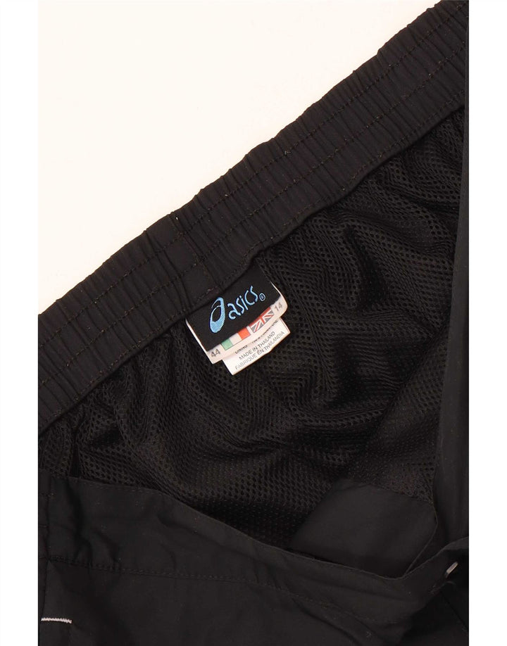 Pantaloni impermeabili Asics da donna UK 14 medio nero poliestere
