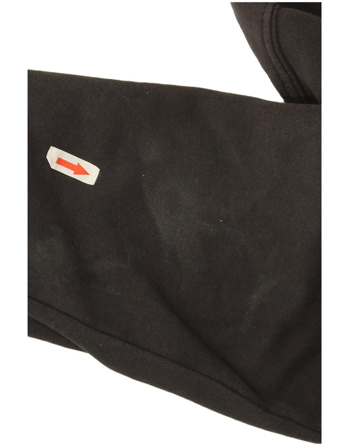 Felpa grafica Nike da uomo, maglione piccolo, cotone nero