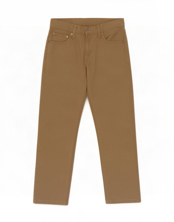 Levi's Uomo 511 Pantaloni Casual Slim W29 L27 Cotone Kaki