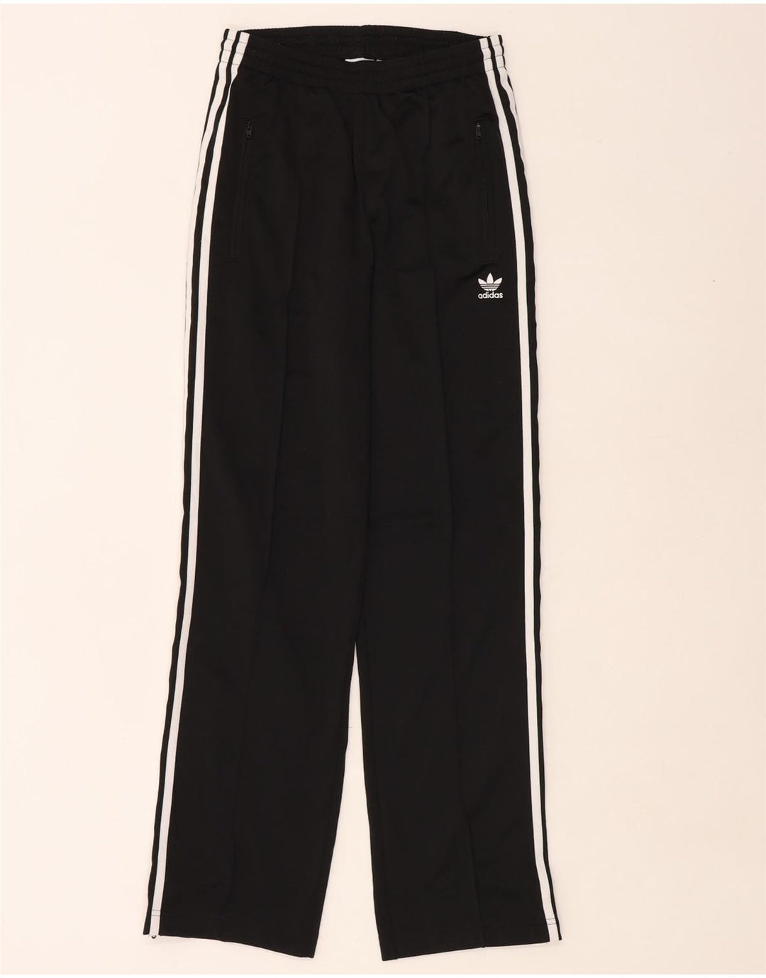 Pantaloni della tuta da donna Adidas UK 8 Small Poliestere nero
